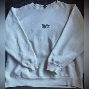 A vintage Massimo Dutti cream and green crewneck